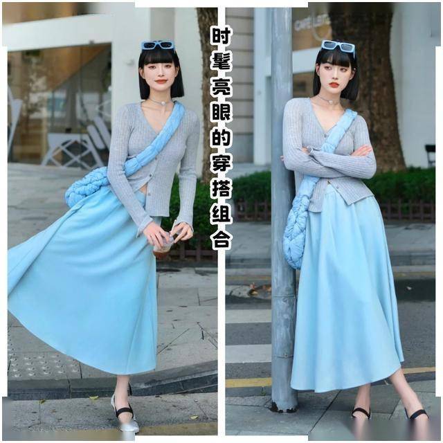 短下长、脚踩平底鞋却个个时髦又显高AG真人网站上海女生是真会打扮！上(图4)